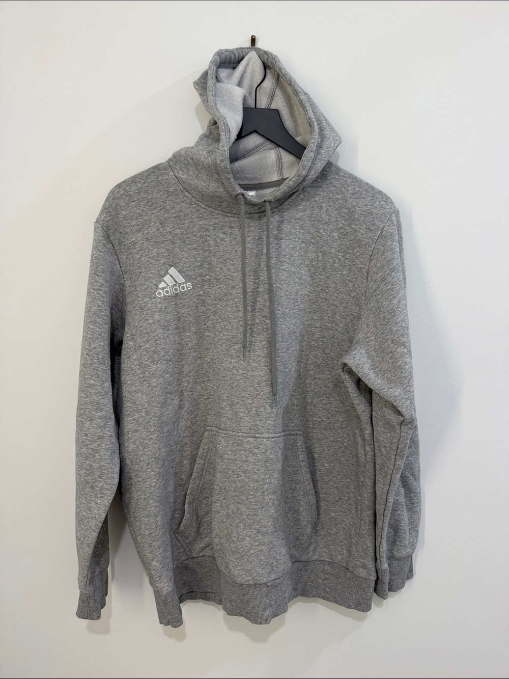 Adidas Men’s Grey Pullover Hoodie